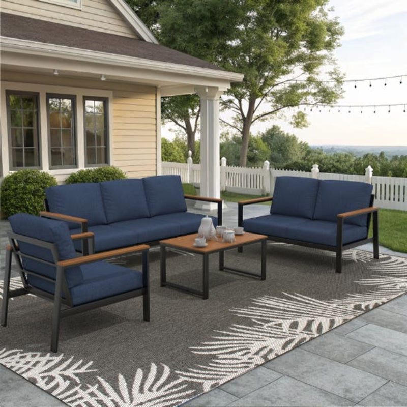 Forever Patio Hanover 4-Piece Lounge Patio Set