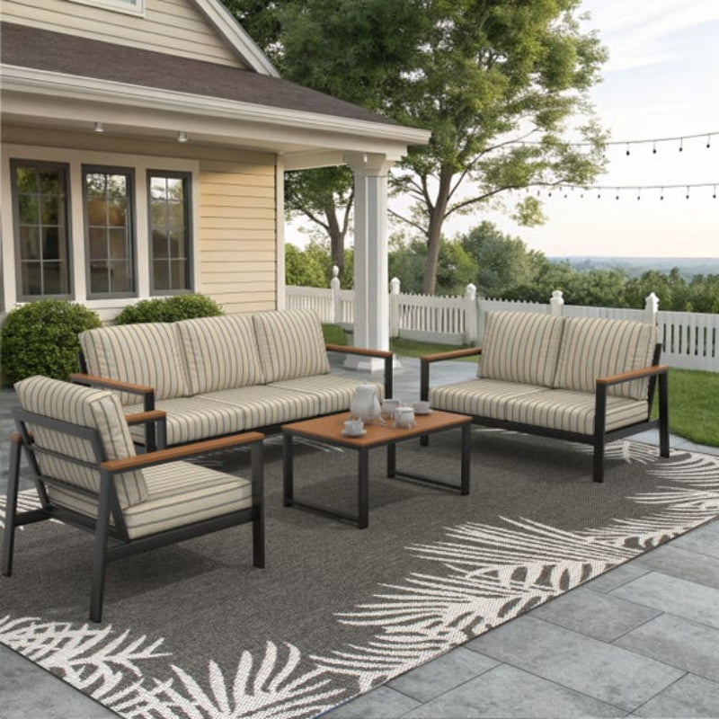 Forever Patio Hanover 4-Piece Lounge Patio Set