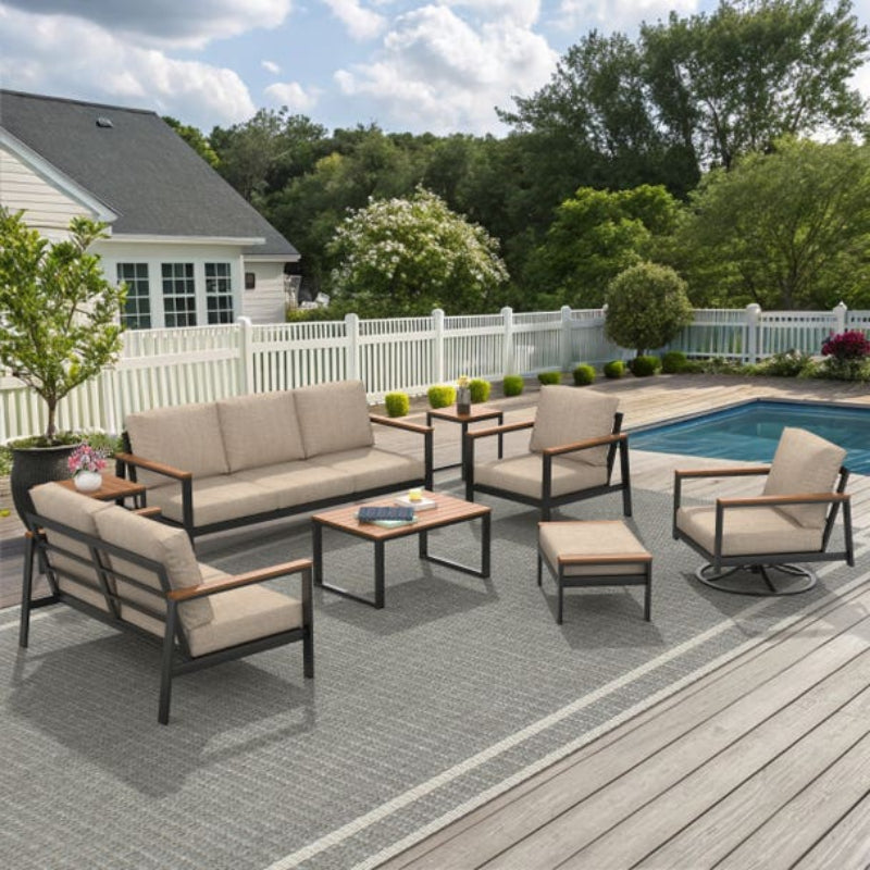 Forever Patio Hanover 8-Piece Ultimate Patio Set