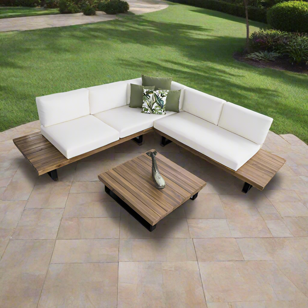 Hospitality Rattan Norman's Cay 3 PC Sectional