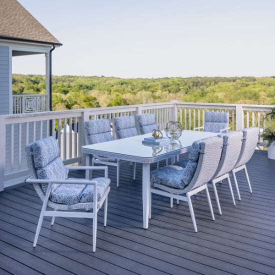 Lloyd Flanders Cascade Wicker Outdoor Armless Dining Chair