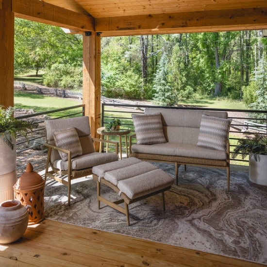 Lloyd Flanders Cascade Wicker Outdoor Lounge Chair