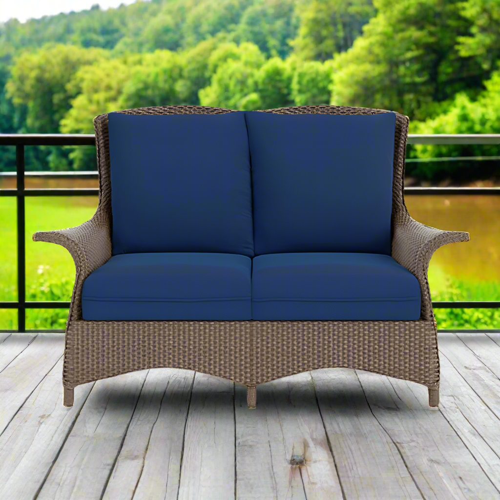 Lloyd Flanders Mandalay  Wicker Loveseat