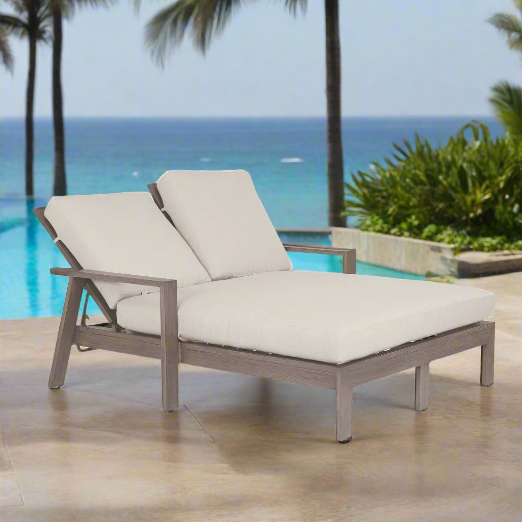 Replacement Cushions for Sunset West Laguna Double Chaise Lounge