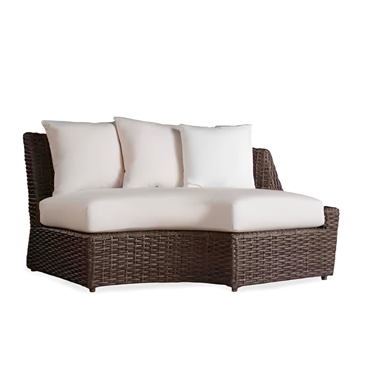 Replacement Cushions for Lloyd Flanders Largo Wicker Left Arm Curved Sofa