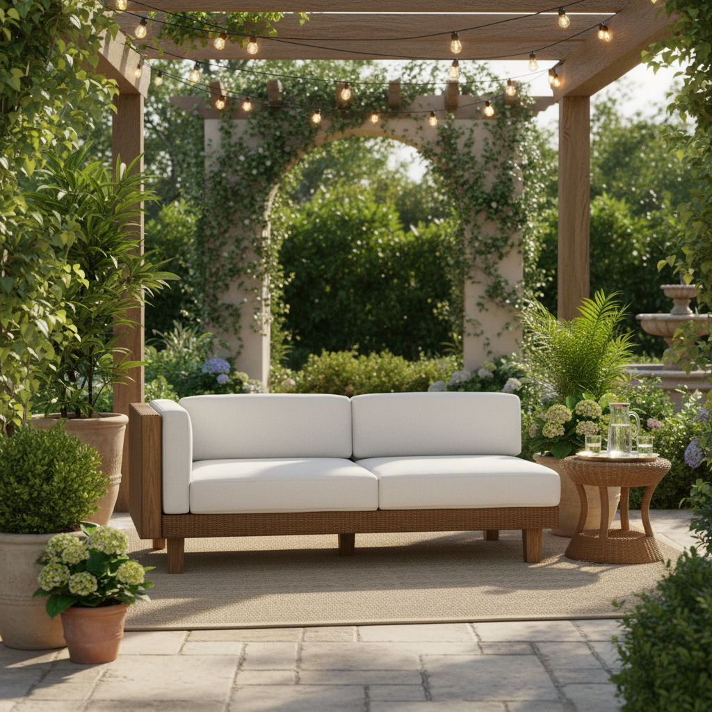 Replacement Cushions for Lloyd Flanders Catalina Wicker Right Arm Love Seat