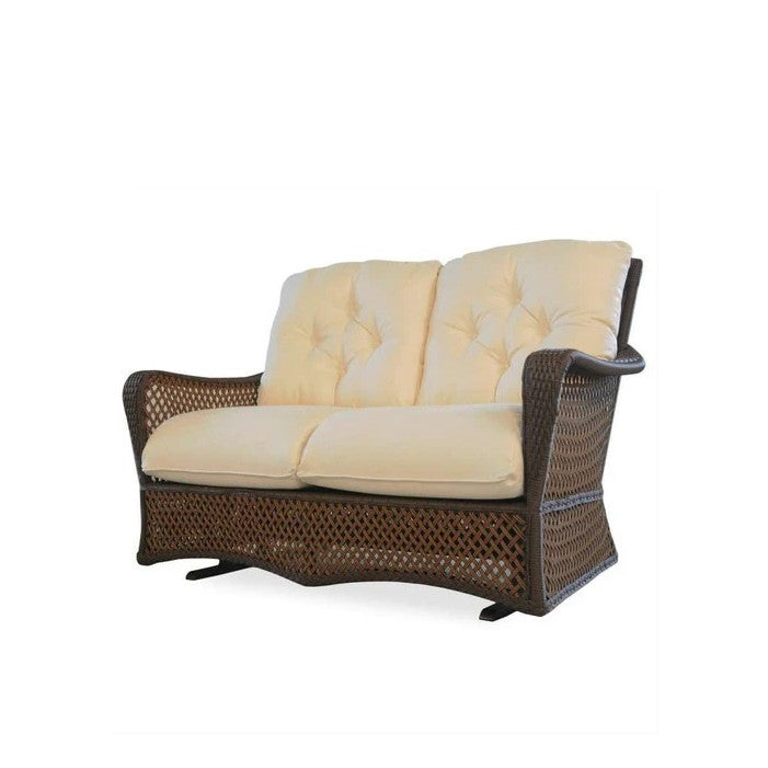 Replacement Cushions for Lloyd Flanders Grand Traverse Wicker Glider Loveseat