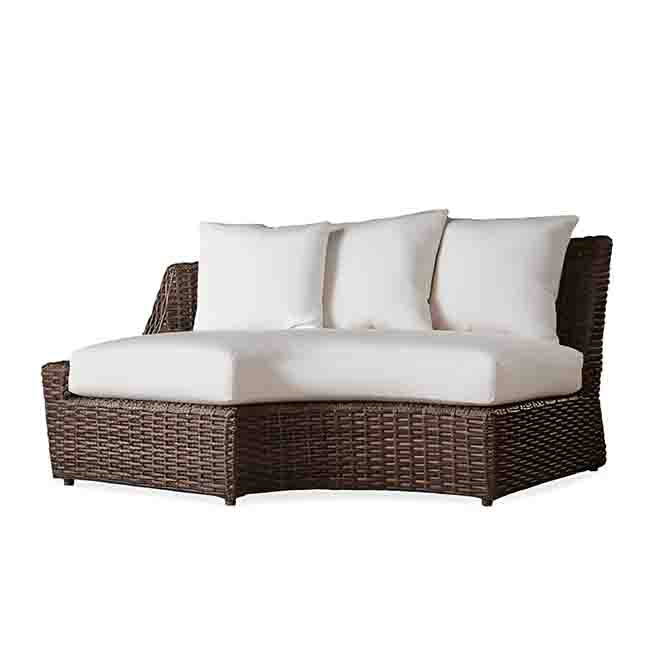 Replacement Cushions for Lloyd Flanders Largo Wicker Right Arm Curved Sofa