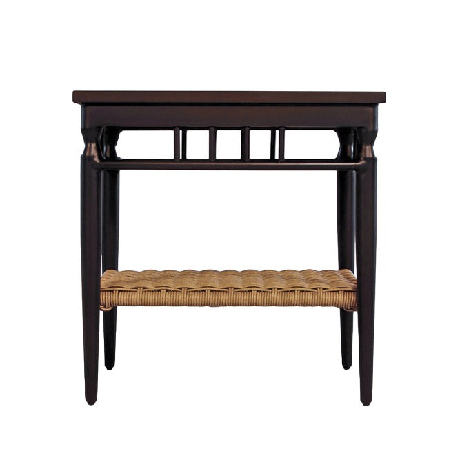Lloyd Flanders Low Country Woven Vinyl 24" Rectangle End Table