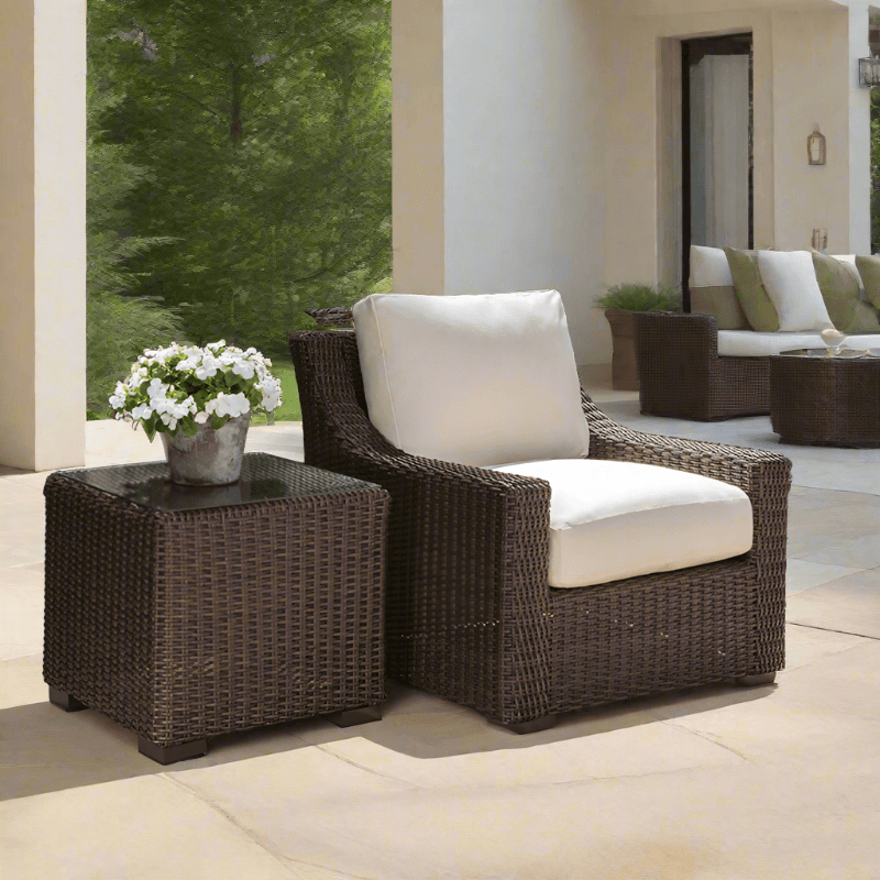 Lloyd Flanders Mesa 2 Piece Woven Vinyl Lounge Chair Set