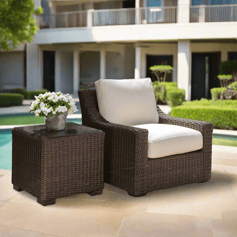 Lloyd Flanders Mesa 2 Piece Woven Vinyl Lounge Chair Set