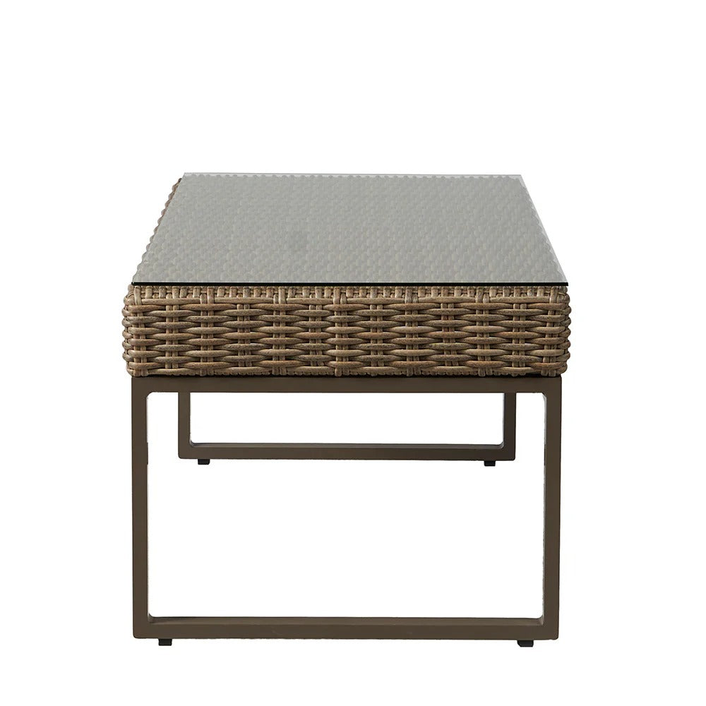 Lloyd Flanders Milan Woven Vinyl 48.75" Rectangular Cocktail Table
