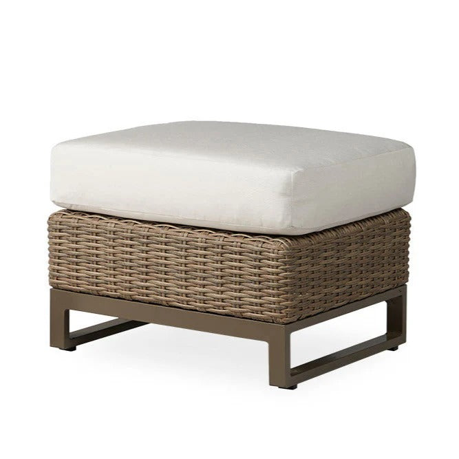 Lloyd Flanders Milan Woven Vinyl Ottoman