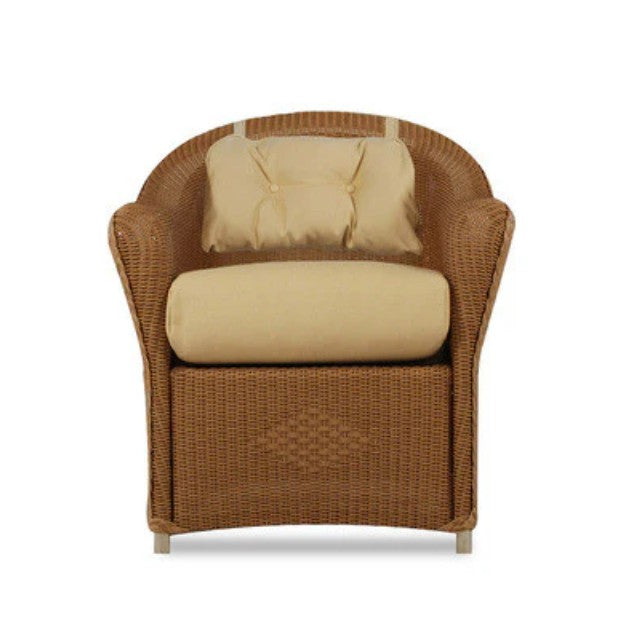Replacement Cushions for Lloyd Flanders Reflections Wicker Dining Armchair With Back Pad