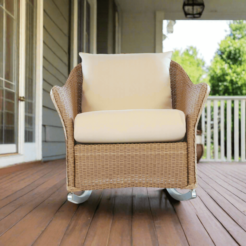 Lloyd Flanders Weekend Retreat Wicker Lounge Rocker