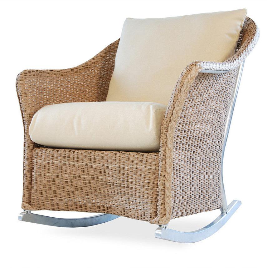 Lloyd Flanders Weekend Retreat Wicker Lounge Rocker