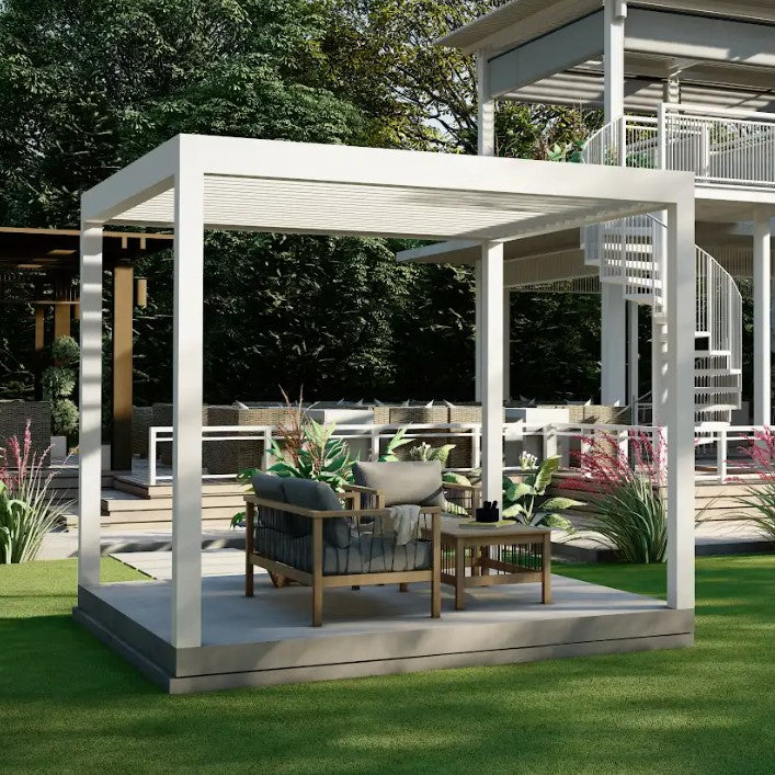 Forever Shade Modern Design Louvered Aluminum Pergola