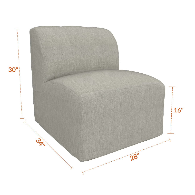 Forever Patio Murano Patio Sectional Middle Chair