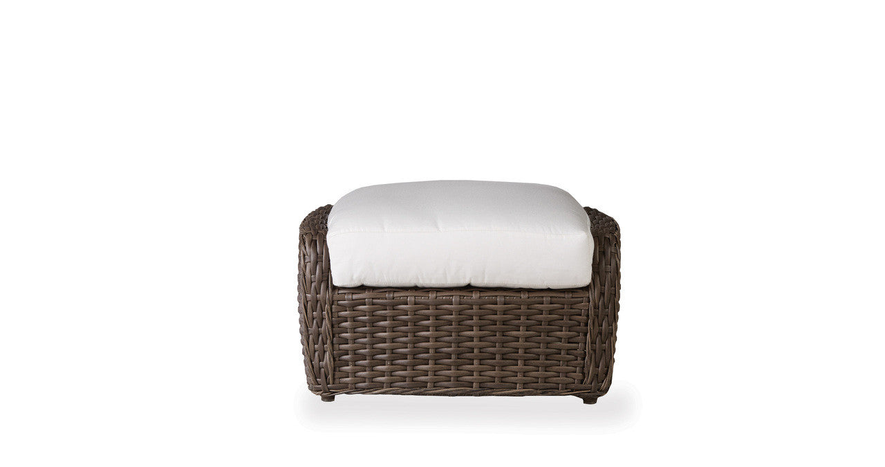 Lloyd Flanders Largo Woven Vinyl Ottoman