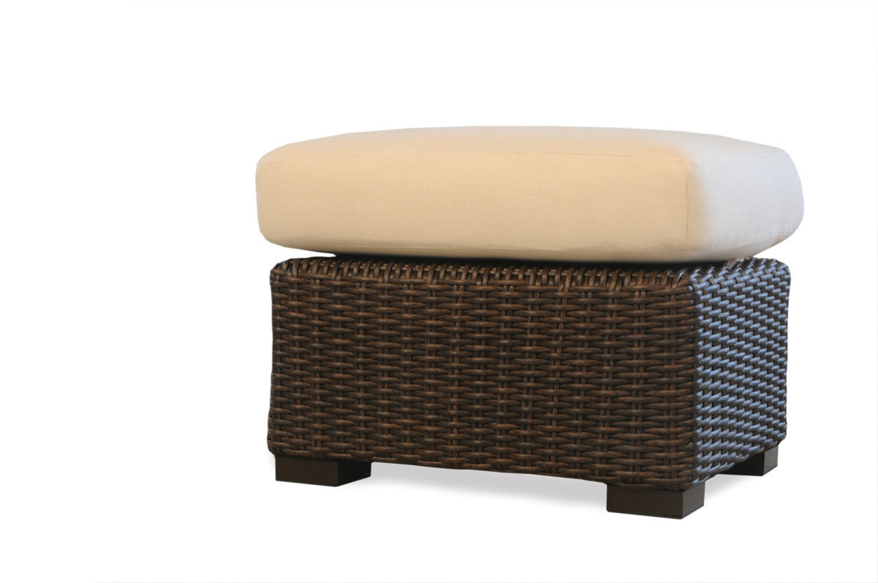 Lloyd Flanders Mesa Woven Vinyl Ottoman