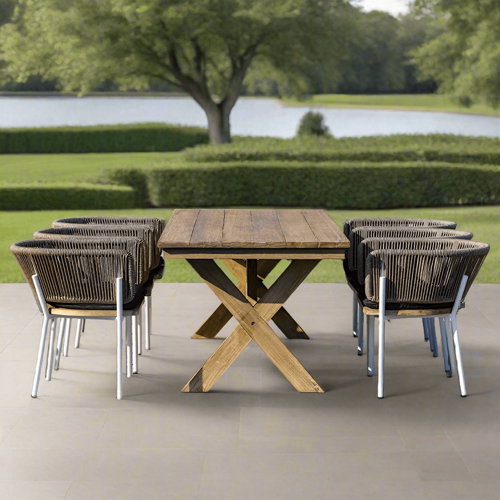 Outsy Santino + Melina 7PC Outdoor Dining Set