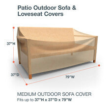Budge Industries All Seasons Patio Sofa Cover