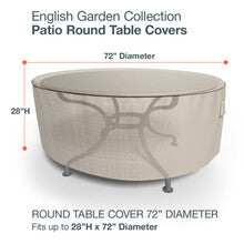 Budge Industries English Garden Round Patio Table Cover