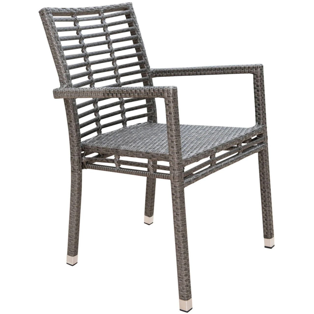 Panama Jack Graphite Stackable Arm Chair