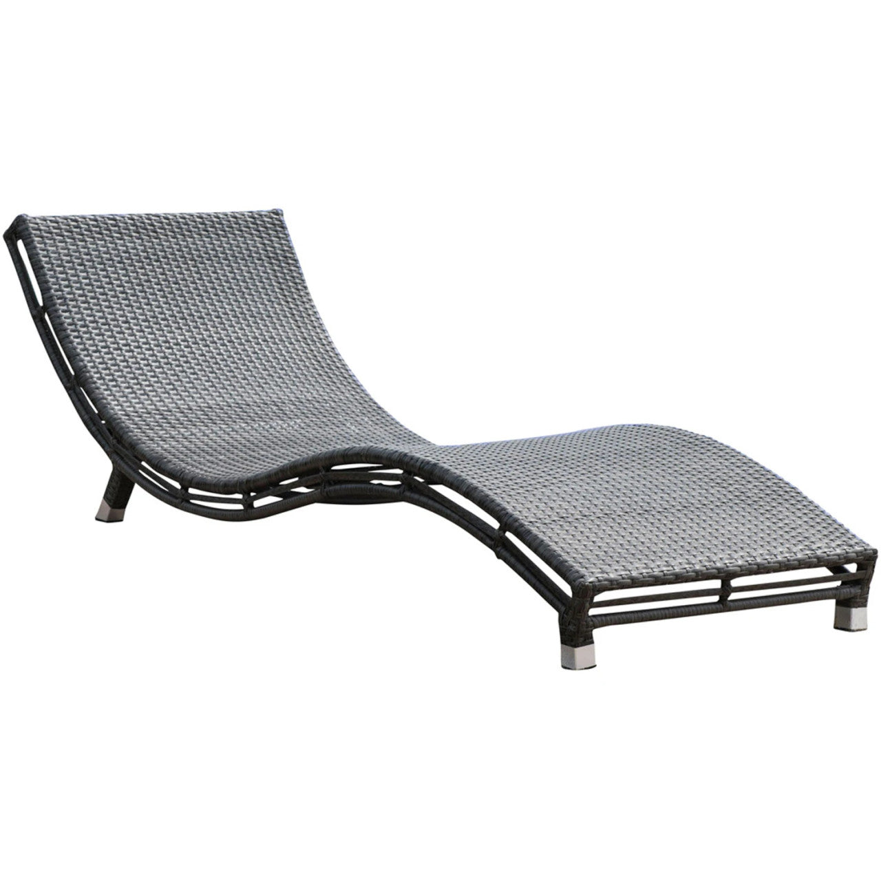 Panama Jack Graphite Curve Chaise Lounge