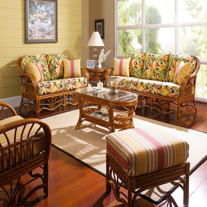 South Sea Rattan Palm Harbor Indoor Living Room Set