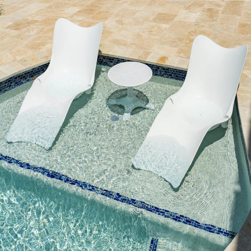 Panama Jack Wave In-Pool Chaise Lounger With End Table (Set of 3)