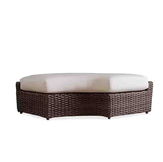 Replacement Cushions for Lloyd Flanders Largo Wicker Right Curved Bench