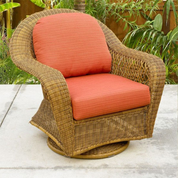 Replacement Cushions for NorthCape International Wicker Deep Seating Chair- with background