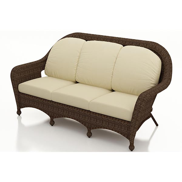 Replacement Cushions for NorthCape International's Forever Patio Winslow 3 Seat Sofa- front left view