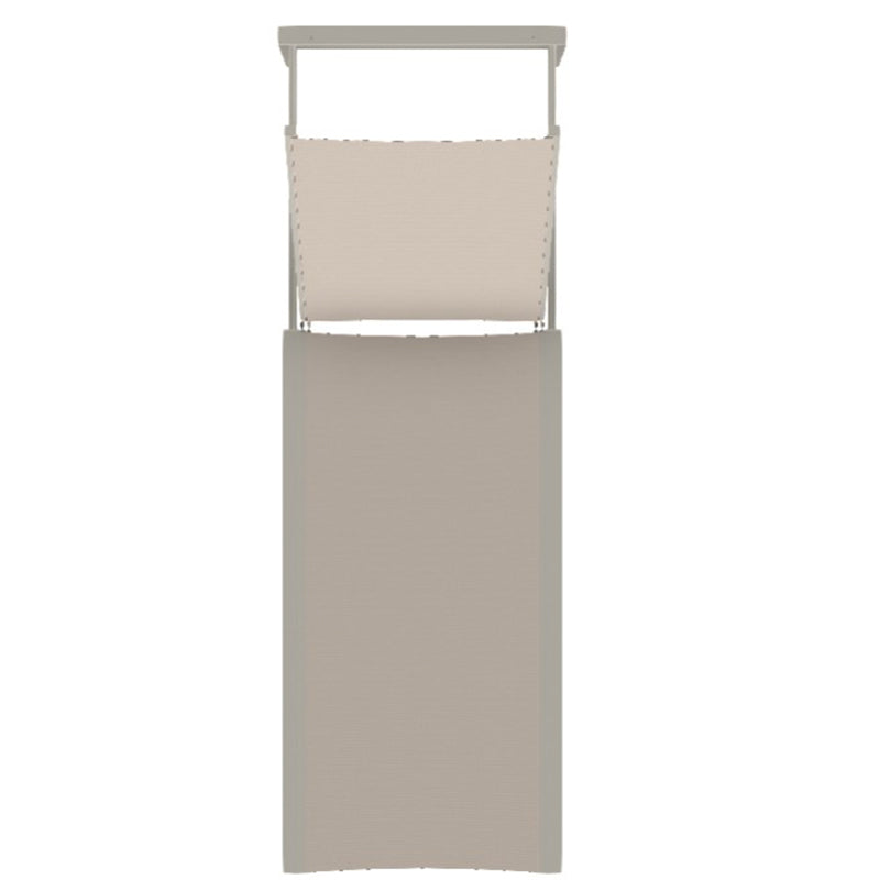 Telescope Casual Kendall Sling Aluminum Outdoor Lay-Flat Long Frame Stacking Armless Chaise