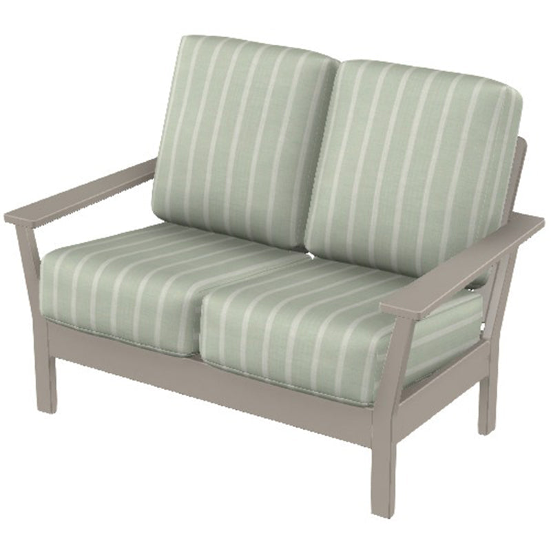 Telescope Casual Antero Marine Grade Polymer Outdoor Two-Seat Loveseat