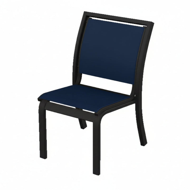 Telescope Casual Kendall Sling Aluminum Outdoor Stacking Armless Café Chair