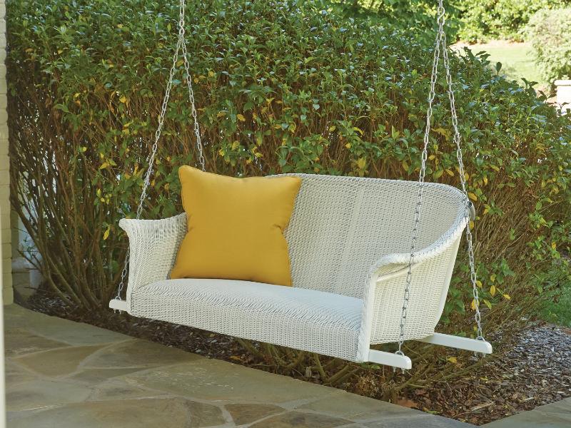 Lloyd Flanders All Seasons Settee Swing with Padded Seat