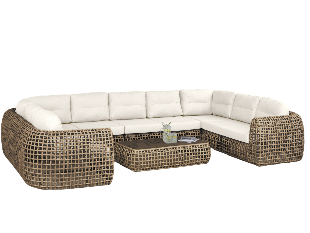 Skyline Design Dynasty 10-Piece Sectional Set