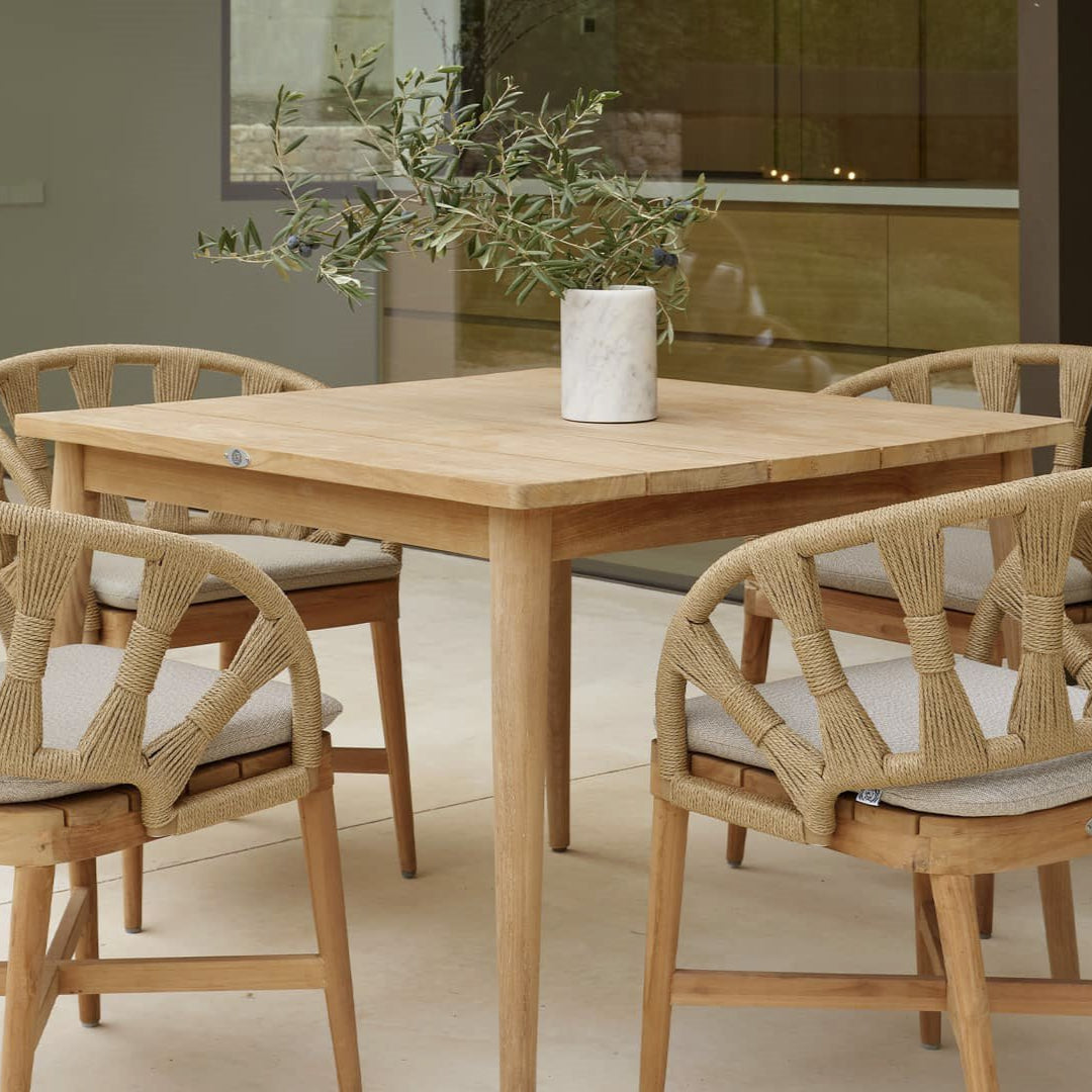 Skyline Design Krabi Square Teak Dining Table