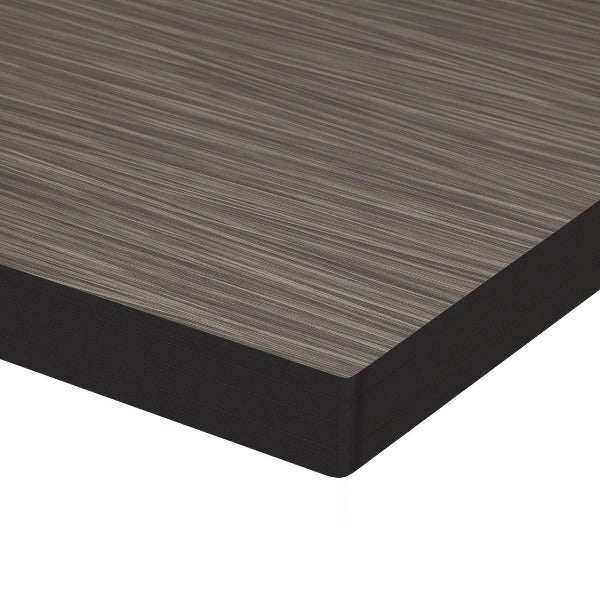 Source Furniture Prime Rectangular Table Top - 32 x 48 , 1.25 edge- gray wood look