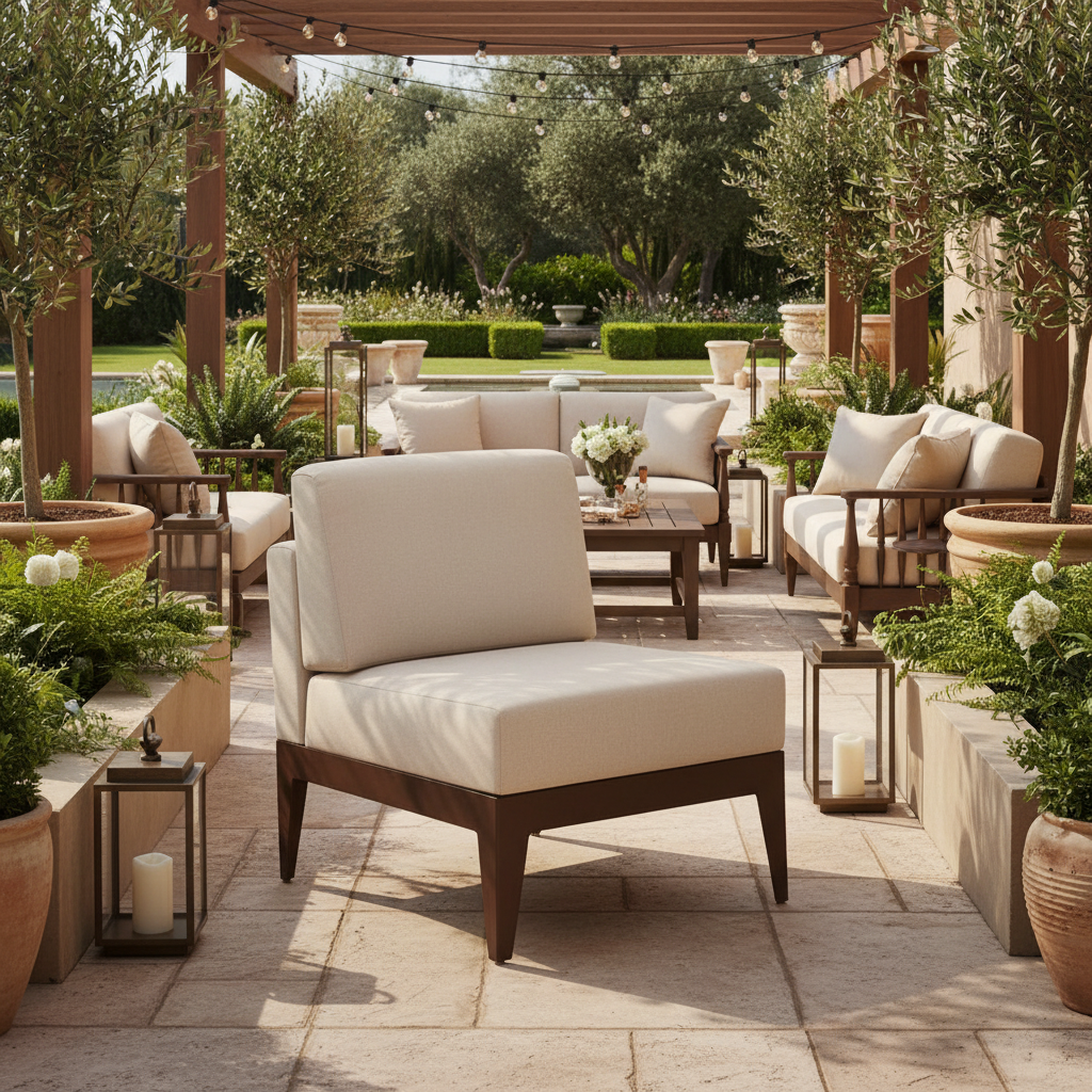 DecoScape South Beach Armless Lounge Chair