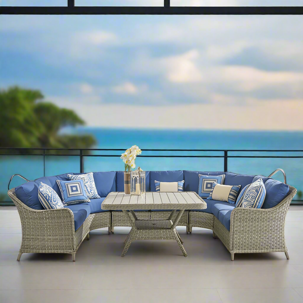 South Sea Rattan Mayfair Conversation Set - 7 Piece