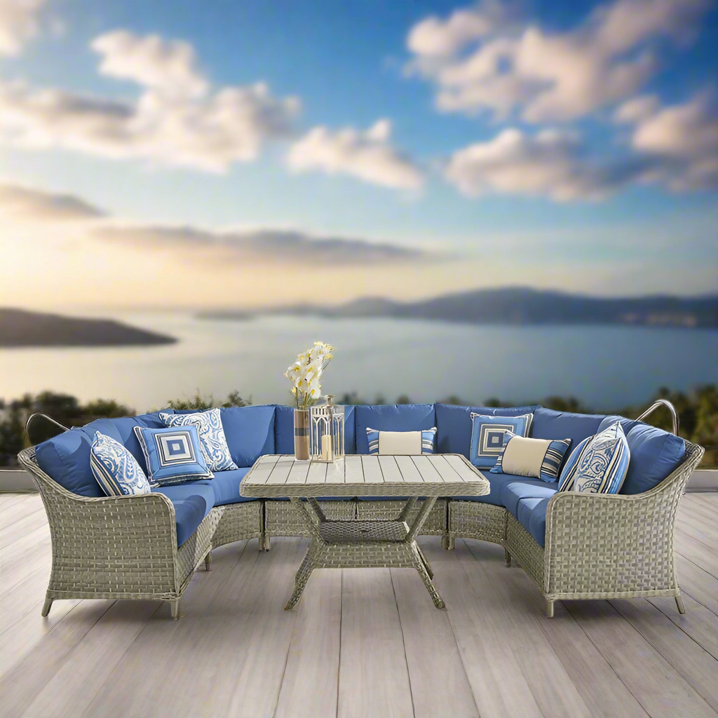 South Sea Rattan Mayfair Conversation Set - 7 Piece