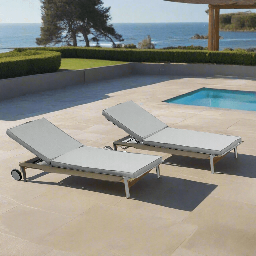 OUTSY Sunrise Extra Deep Seating Sun Lounger Set (Set of 2)