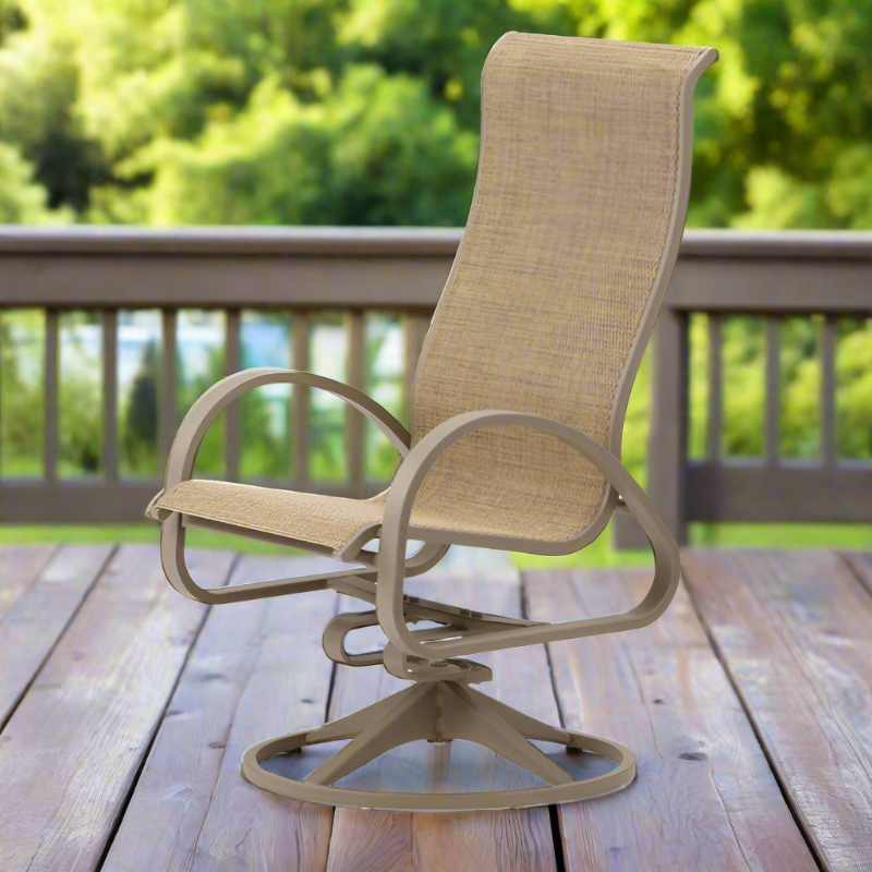 Telescope Casual Aruba II Aluminum Sling Outdoor Supreme Swivel Rocker