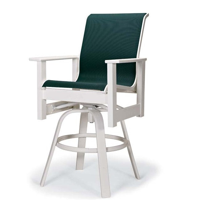 Telescope Casual Leeward MGP Sling Balcony Height Outdoor Swivel Arm Chair