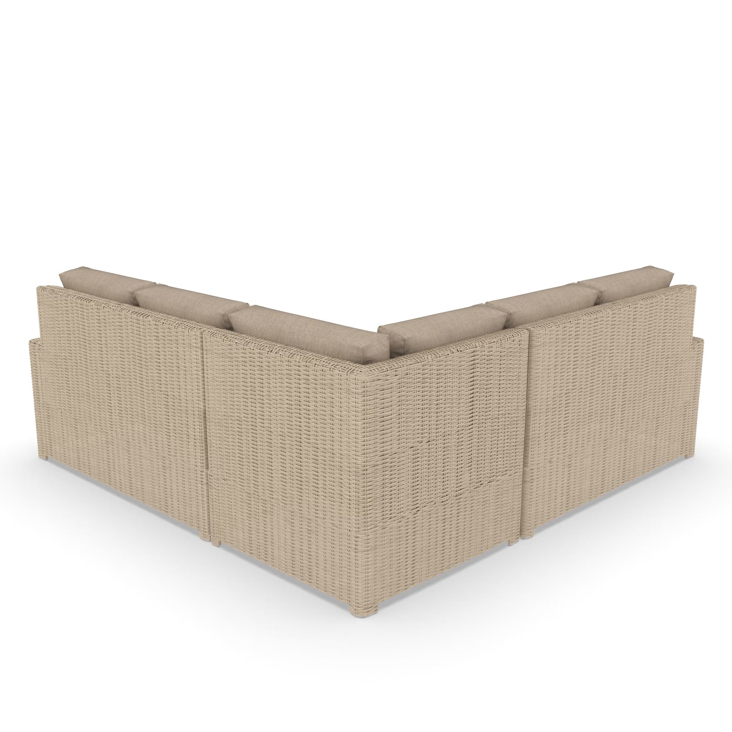 NorthCape International Terraza Patio 3 Piece Sectional Set