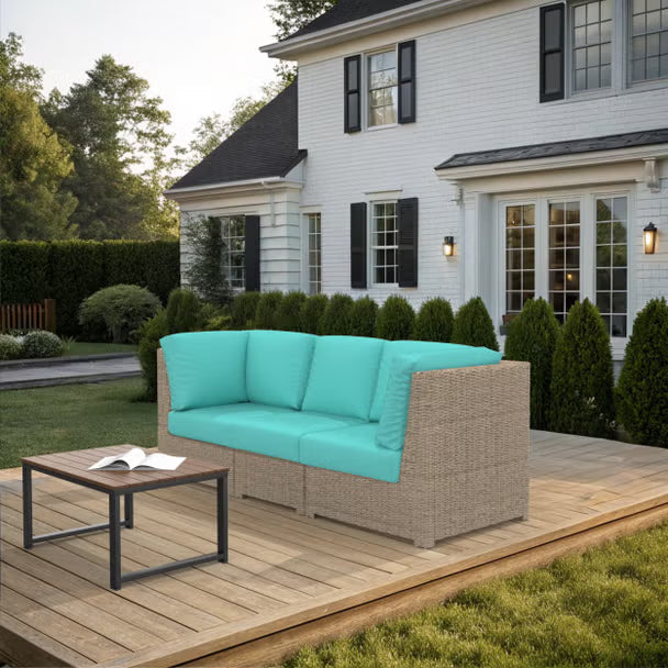 NorthCape International Terraza Patio Sectional 90 Degree Corner Chair