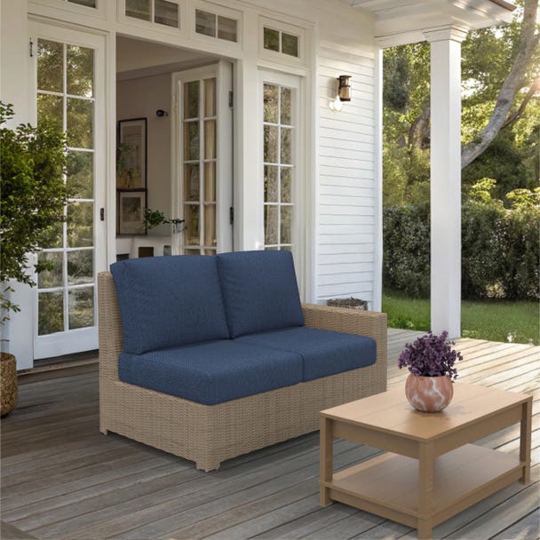 NorthCape International Terraza Patio Sectional Left Arm Loveseat